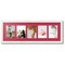 ArtToFrames Collage Photo Picture Frame with 5 - 5x7 inch Openings, Framed in White with Over 62 Mat Color Options and Plexi Glass (CSM-3966-152)